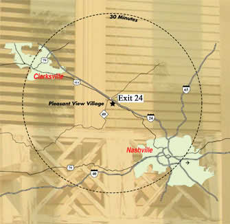 Pleasant View Village Location